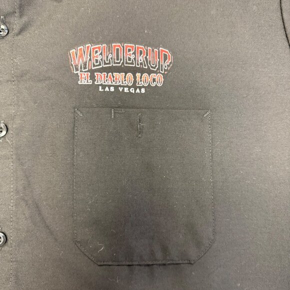 NWT RedKap Welderup El Diablo Loco Mechanic Workshirt Black Button-Up 3XL Mens - Picture 11 of 14